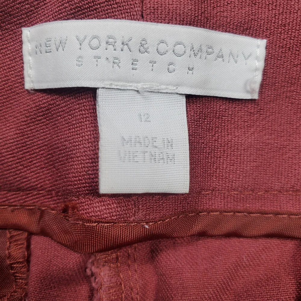 New York & Company Slim Ankle Jeans - Rosewood Jeggings Womans Size 12